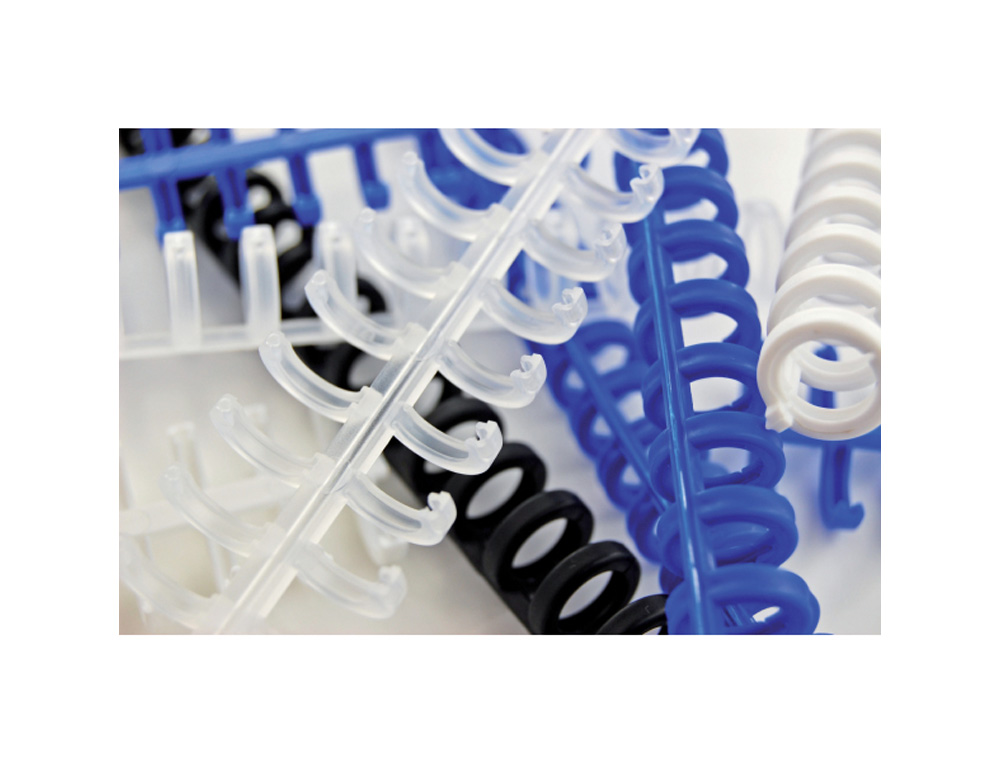 CANUTILLO GBC IBICLICK PLASTICO NEGRO 12 MM CAJA DE 50 UNIDADES