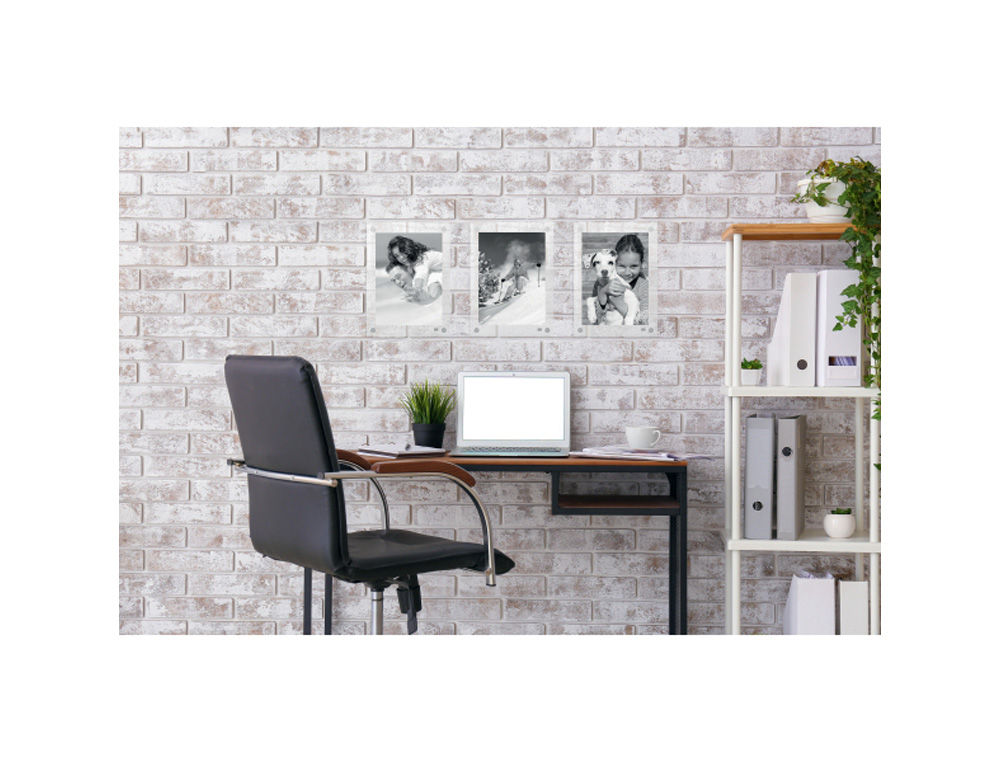 PORTA POSTER NOBO ACRILICO TRANSPARENTE MURAL DIN A4 261X24X346 MM