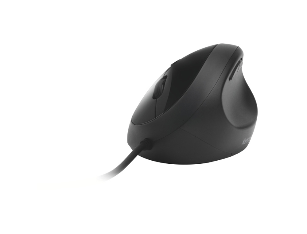 RATON KENSINGTON OPTICO PRO FIT ERGO 5 BOTONES 3200 DPI CON CABLE COLOR NEGRO