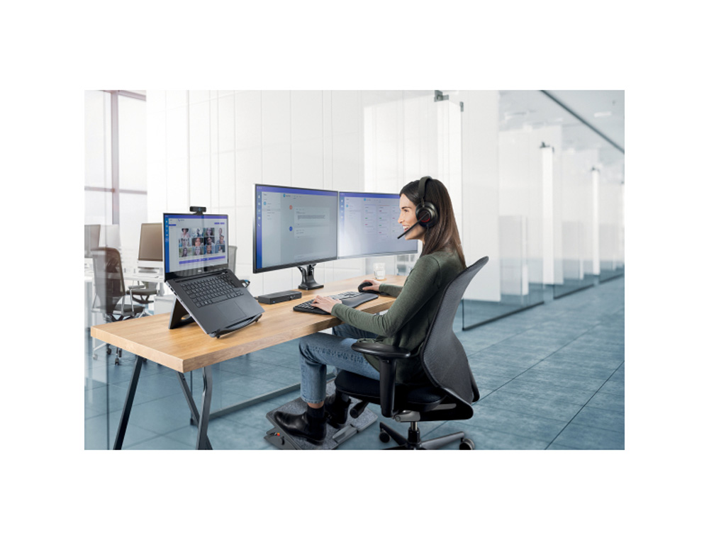 REPOSAPIES KENSINGTON SMARTFITSOLEMATE PRO ELITE ERGONOMIC COLOR GRIS 530X120X340 MM