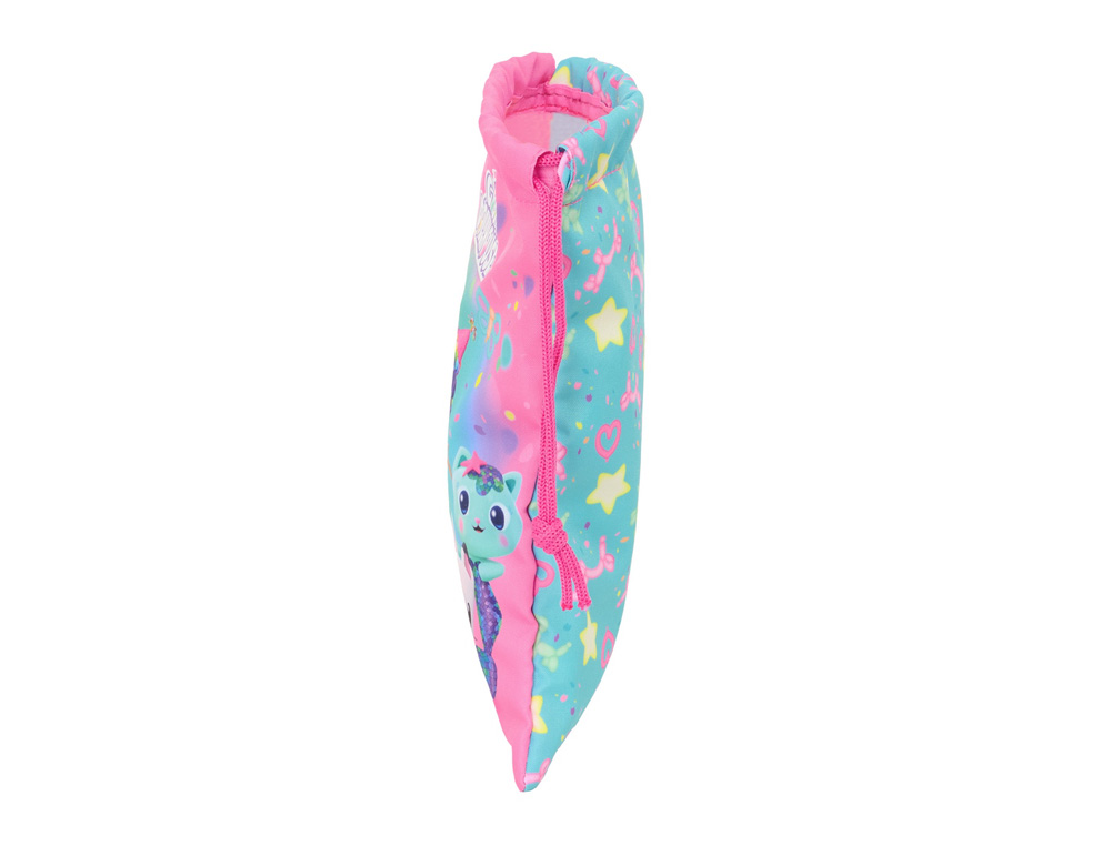 SAQUITO MERIENDA SAFTA GABBY S DOLLHOUSE CONFETTI 250X200 MM
