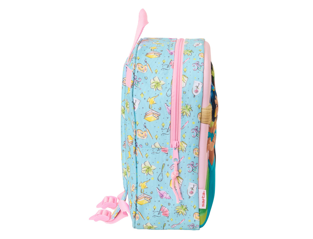 MOCHILA SAFTA GUARDERIA 3D PRINCESAS DISNEY 270X220X100 MM
