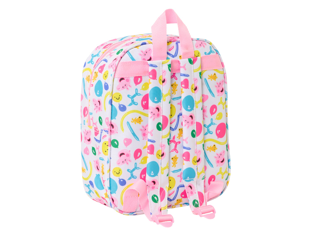 MOCHILA SAFTA GUARDERIA 3D PEPPA PIG 270X220X100 MM
