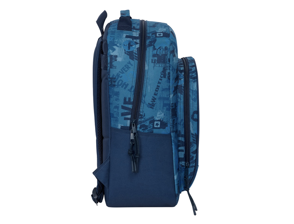 MOCHILA SAFTA ADAPTABLE A CARRO NEW EDITION 420X320X150 MM