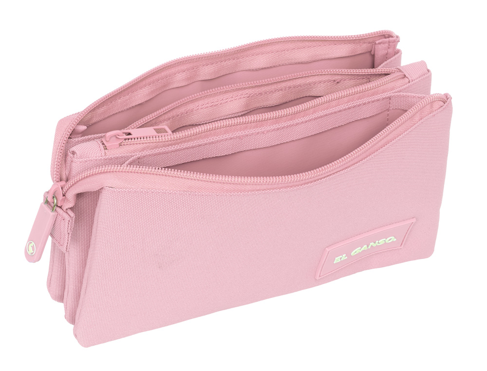 BOLSO ESCOLAR PORTATODO SAFTA TRIPLE EL GANSO BASICS 120X220X30 MM