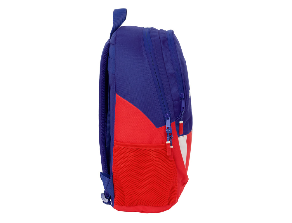 MOCHILA SAFTA ADAPTABLE A CARRO ATLETICO DE MADRID 440X320X160 MM