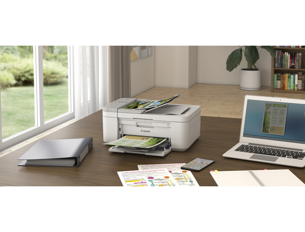 EQUIPO MULTIFUNCION CANON PIXMA TR4756I TINTA COLOR 8 PPM NEGRO/4 PPM COLOR A4 WIFI IMPRESORA ESCANER COPIADORA