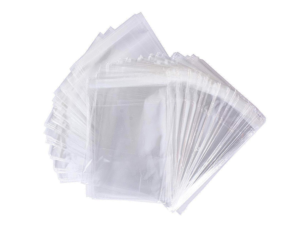 BOLSA CELOFAN 95X210 MM PAQUETE 100 UNIDADES