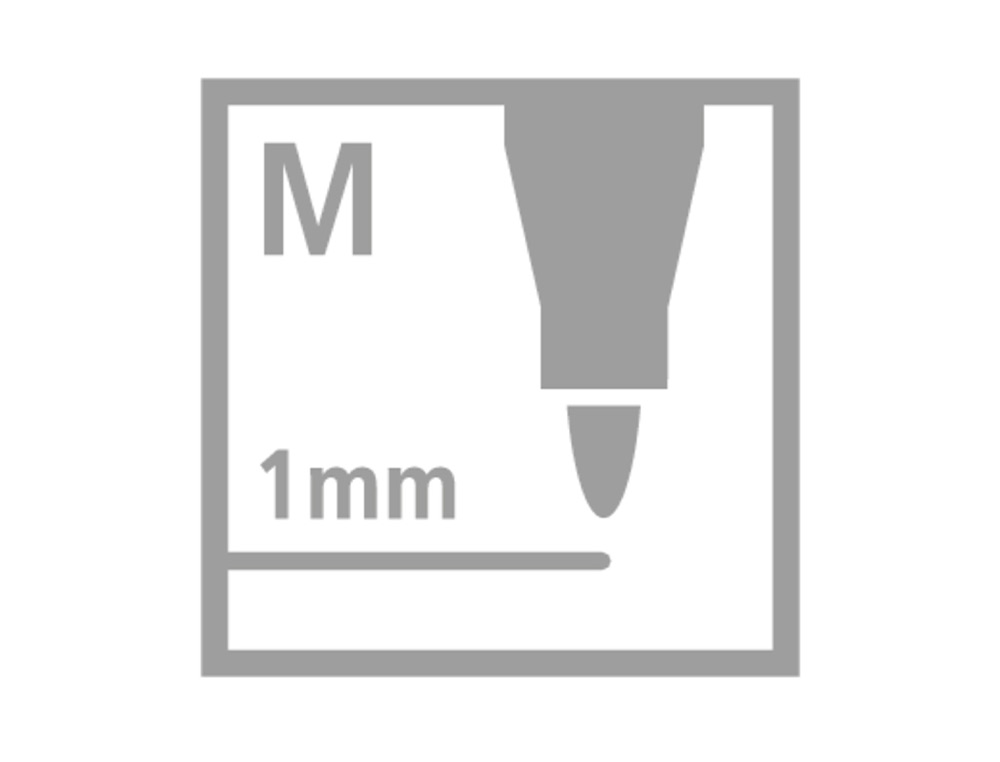 ROTULADOR STABILO ACUARELABLE PEN 68 VERDE TIERRA PUNTA GRUESA 1MM