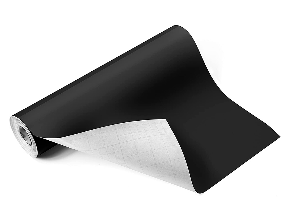 ROLLO ADHESIVO LIDERPAPEL ESPECIAL ANTE NEGRO ROLLO DE 0,45 X 10 MT