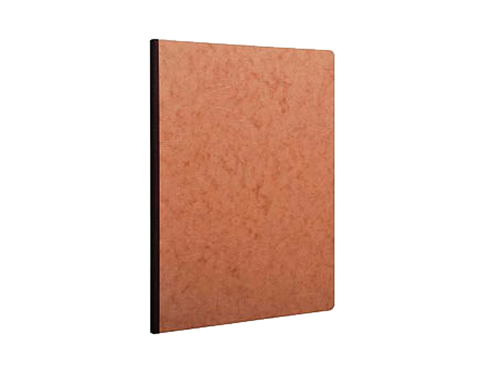 LIBRETA AGE-BAG TAPA CARTULINA LOMO COSIDO LISO 96 HOJAS COLOR HAVANA 148X210 MM