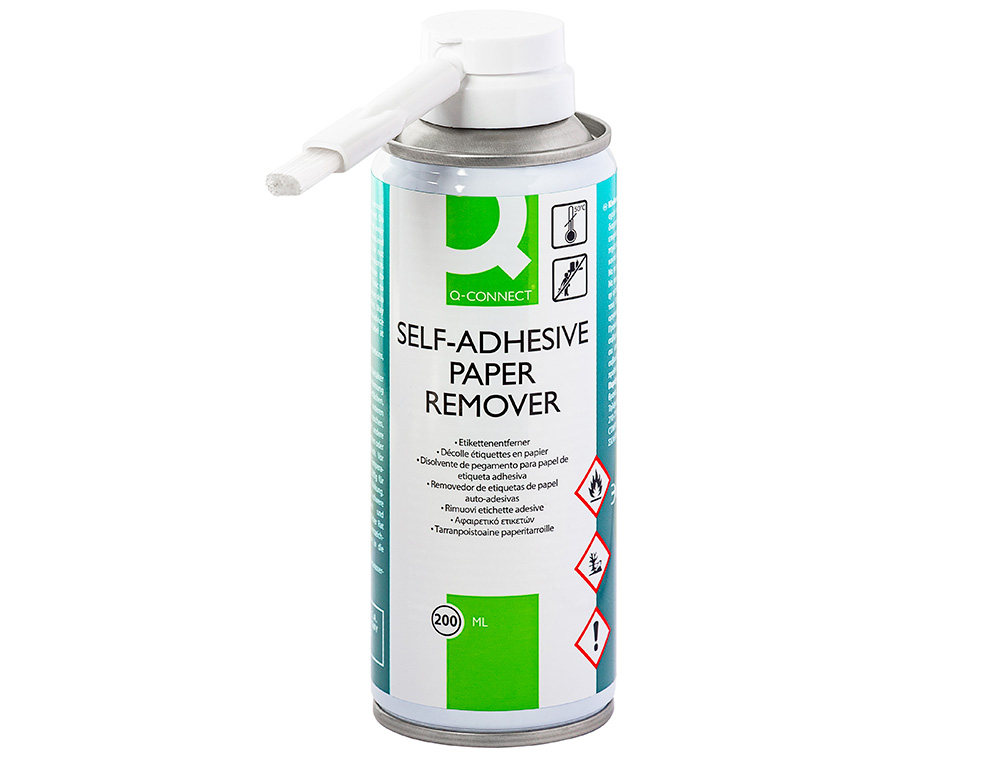 LIMPIADOR DE PEGAMENTO Q-CONNECT PARA ETIQUETA ADHESIVA BOTE DE 200 ML