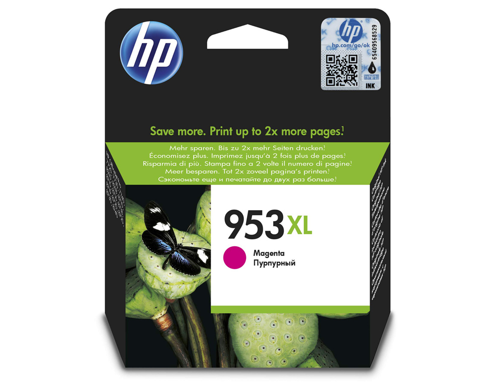 INK-JET HP 953XL OFFICEJET PRO 7730 / 8218 / 8710 / 8715 / 8720 / 8725 / 8730 / 8740 / 8745 MAGENTA 1.450 PAG