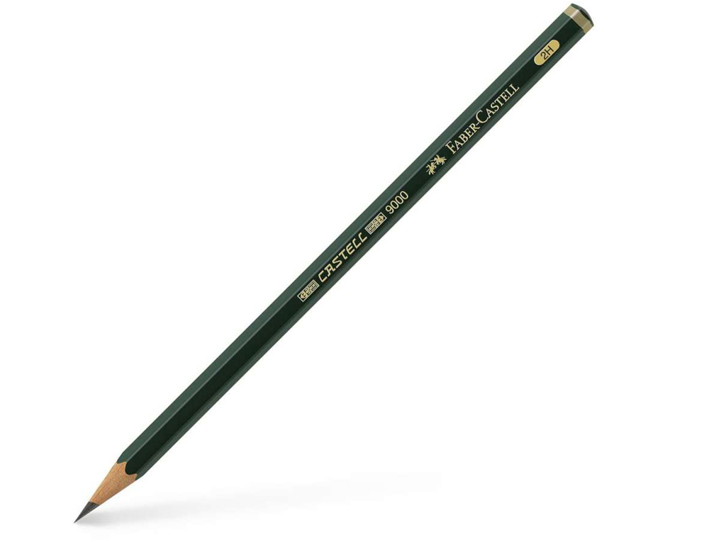 LAPICES DE GRAFITO FABER 9000 2H UNIDAD