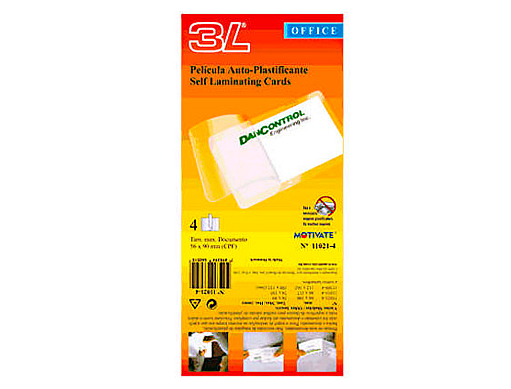 BOLSA DE PLASTIFICAR DJOIS MANUAL EN FRIO 300 MC DIN A4 CON DORSO ADHESIVO PACK 10 UNIDADES