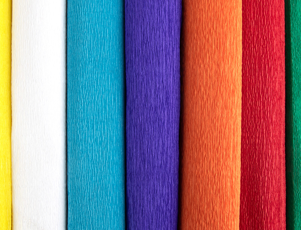 PAPEL CRESPON LIDERPAPEL ROLLO DE 50 CM X 2,5 M 85G/M2 NARANJA