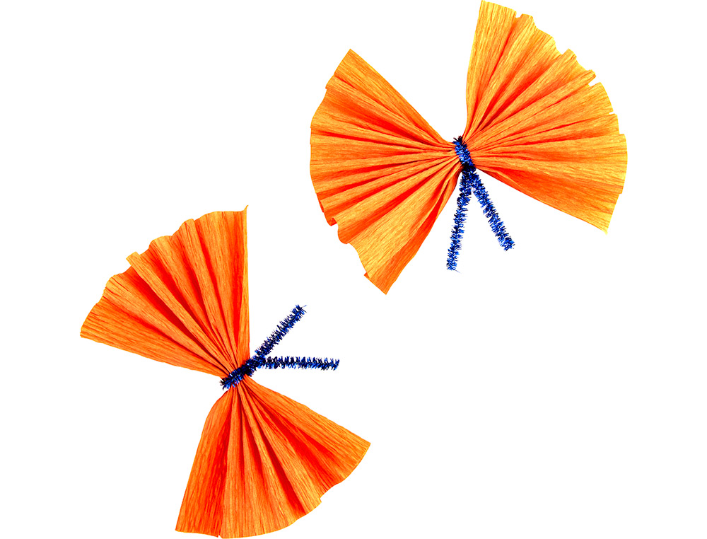 PAPEL CRESPON LIDERPAPEL ROLLO DE 50 CM X 2,5 M 85G/M2 NARANJA
