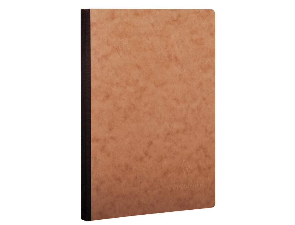 LIBRETA AGE-BAG TAPA CARTULINA LOMO COSIDO CUADRO 5 MM 96 HOJAS COLOR HAVANA 210X297 MM