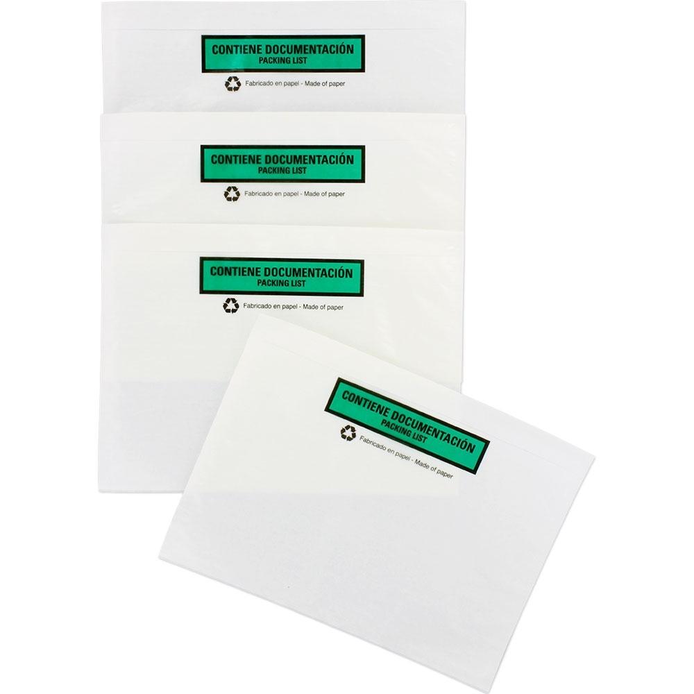 Sobre contiene documentacin ECO, impreso 240 x 180 mm Caja de 250 uds.