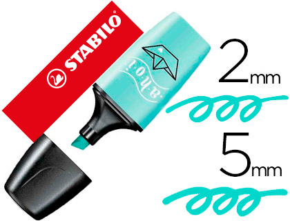 ROTULADOR STABILO BOSS MINI PASTEL LOVE TOQUE DE TURQUESA