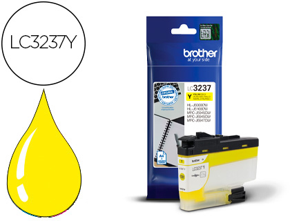 INK-JET BROTHER LC3237 HL-J6000DW / HL-J6100DW / MFC-J5945DW / MFC-J6945DW / MFC-J6947DW 1500 PAG AMARILLO