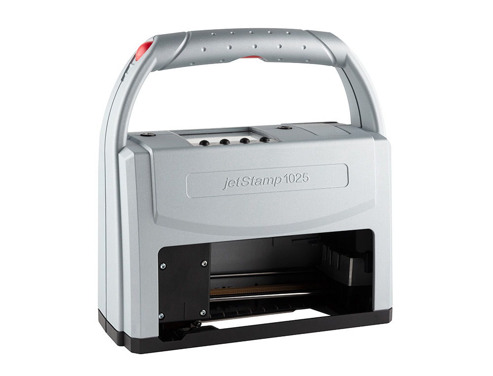 IMPRESORA CODIFICADORA REINER PORTATIL INKJET PARA TEXTOS CODIGOS DE BARRAS LOGOS AREA IMPRESION 85X25 MM