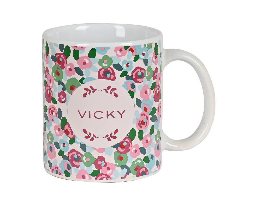 TAZA GRANDE SAFTA 80X95 MM VICKY MARTIN BERROCAL ROSEBLOOM