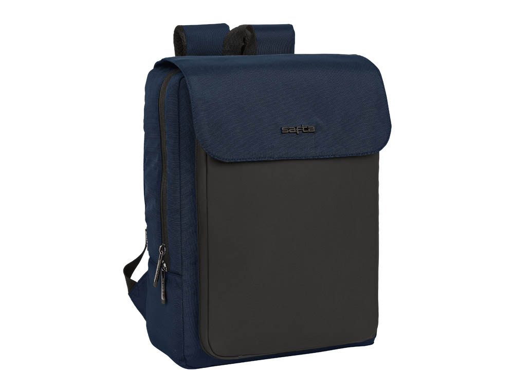 CARTERA ESCOLAR SAFTA BUSINESS (BLACK-BLUE-GREY) MOCHILA ORDENADOR 13,3
