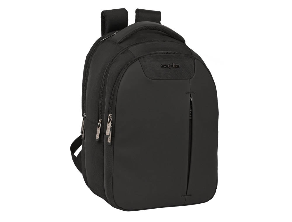 CARTERA ESCOLAR SAFTA BUSINESS (BLACK-BLUE-GREY) MOCHILA PORTATIL 15,6