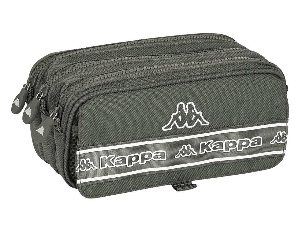 BOLSO ESCOLAR PORTATODO SAFTA TRIPLE BIG KAPPA BASICS 100X215X80 MM