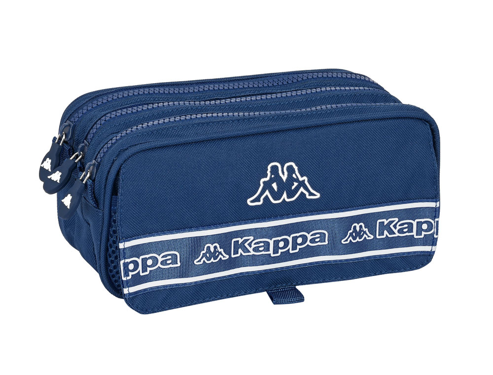 BOLSO ESCOLAR PORTATODO SAFTA TRIPLE BIG KAPPA BASICS 100X215X80 MM