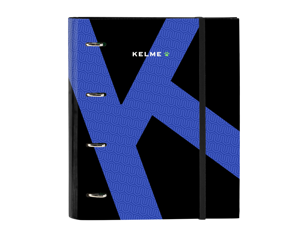 CARPETA CON RECAMBIO SAFTA DIN A4 TAPA FORRADA 100 H 60 GR CUADRO 5 MM CON GOMA Y 5 SEPARADORES KELME ROYAL