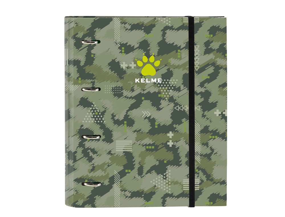 CARPETA CON RECAMBIO SAFTA DIN A4 TAPA FORRADA 100 H 60 GR CUADRO 5 MM CON GOMA Y 5 SEPARADORES KELME TRAVEL