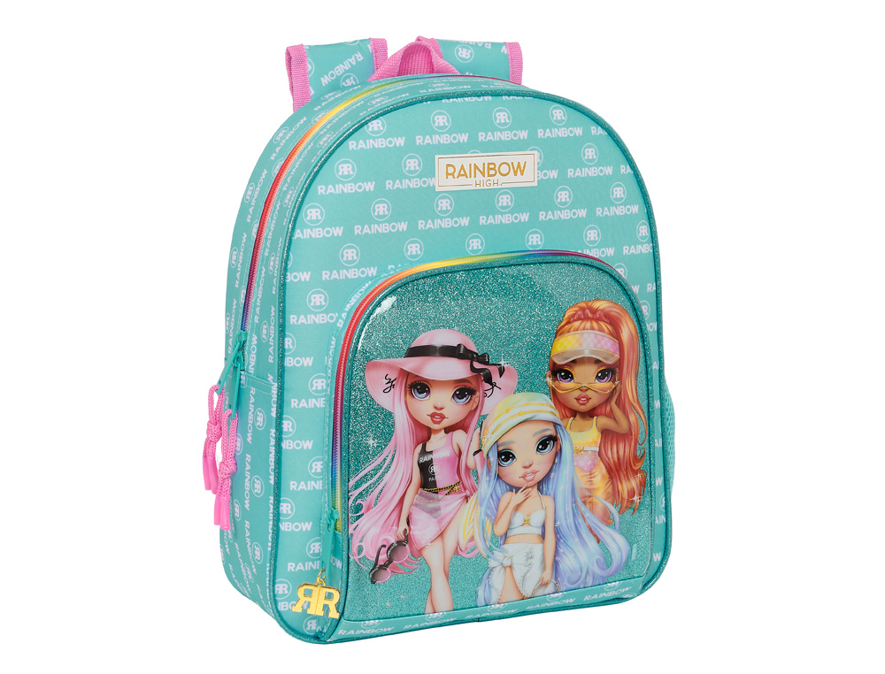 MOCHILA SAFTA INFANTIL ADAPTABLE A CARRO RAINBOW HIGH PARADISE 100X280X340 MM