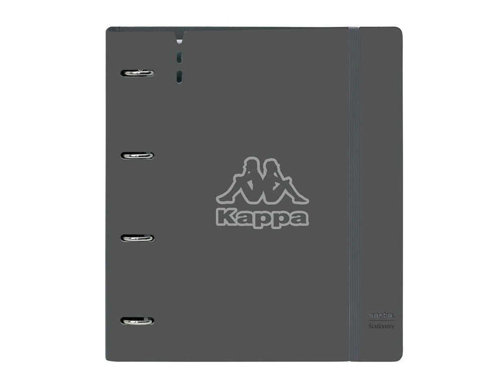 CARPETA CON RECAMBIO SAFTA DIN A4 CUADRO 5 MM POLIPROPILENO FOAM 4 ANILLAS 35MM KAPPA DARK