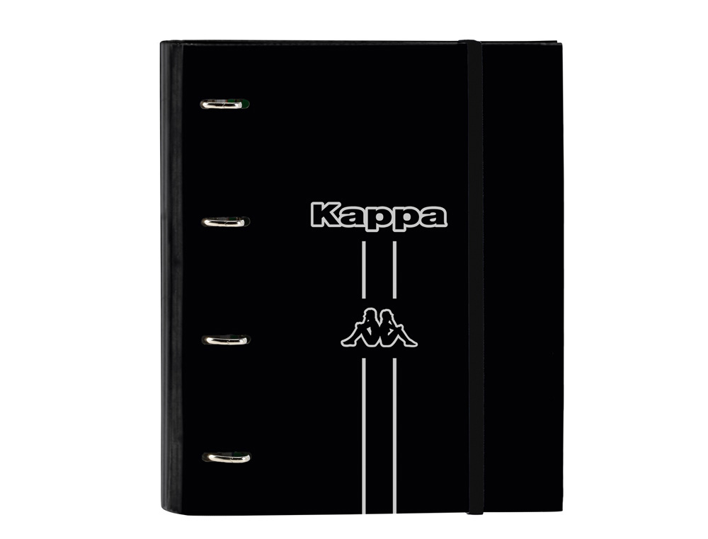 CARPETA CON RECAMBIO SAFTA DIN A4 CUADRO 5 MM CON GOMA Y 5 SEPARADORES KAPPA DARK