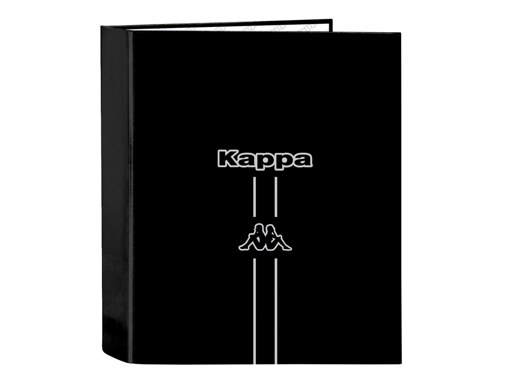 CARPETA CARTON FOLIO 4 ANILLAS SAFTA LOMO ANCHO KAPPA DARK