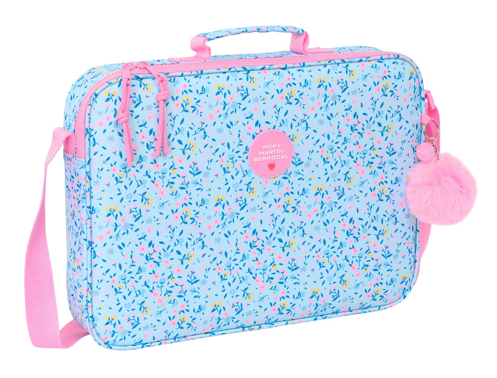 CARTERA ESCOLAR SAFTA EXTRAESCOLARES VICKY MARTIN BERROCAL PARAISO 235X315X195 MM