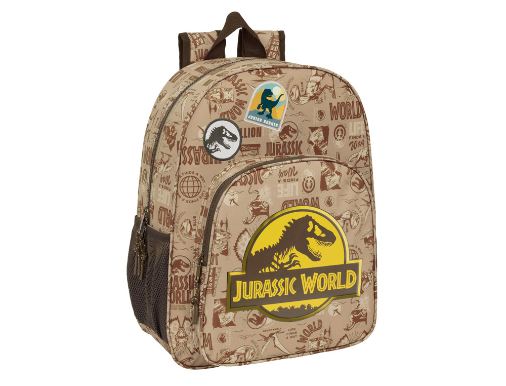 MOCHILA SAFTA ADAPTABLE A CARRO JURASSIC WORLD 420X330X140 MM