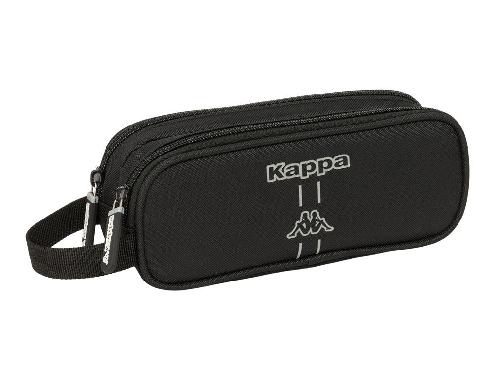BOLSO ESCOLAR PORTATODO SAFTA DOBLE KAPPA DARK 80X210X60 MM