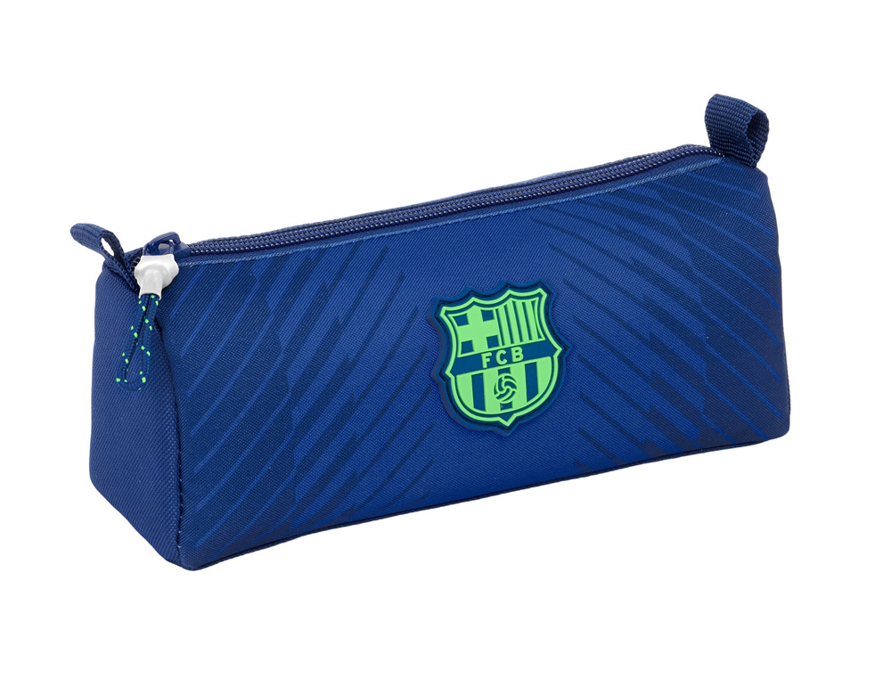 BOLSO ESCOLAR PORTATODO SAFTA F.C. BARCELONA NAVY BLUE 80X210X70 MM