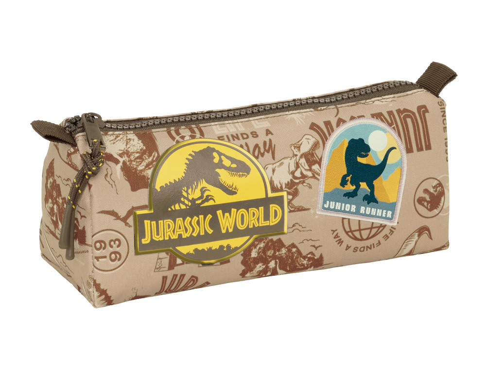 BOLSO ESCOLAR PORTATODO SAFTA JURASSIC WORLD 80X210X70 MM