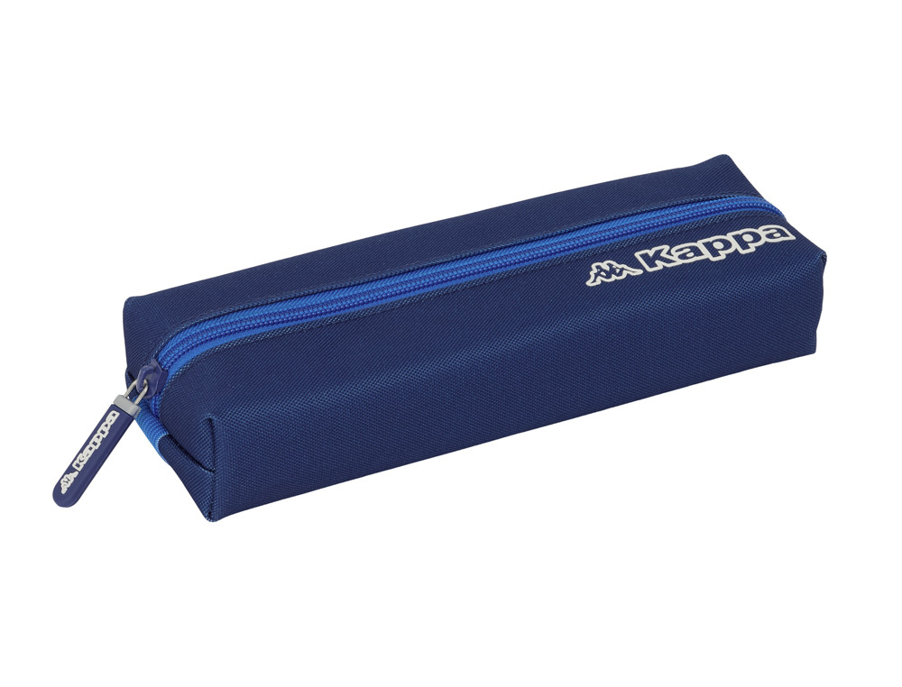 BOLSO ESCOLAR PORTATODO SAFTA RECTANGULAR CON GOMA ELASTICA 22CM KAPPA RAIN 40X220X70 MM