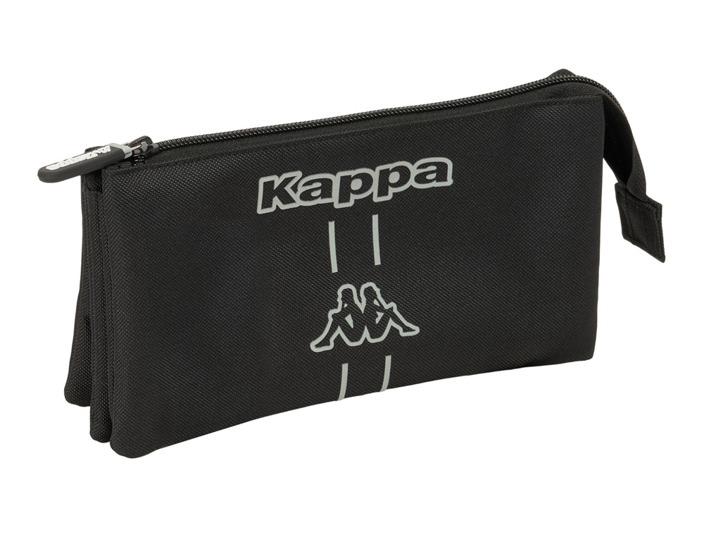 BOLSO ESCOLAR PORTATODO SAFTA TRIPLE KAPPA DARK 120X220X30 MM