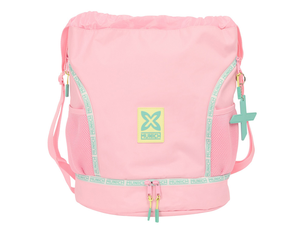 SACO MOCHILA SAFTA MUNICH CANDY 400X350X10 MM