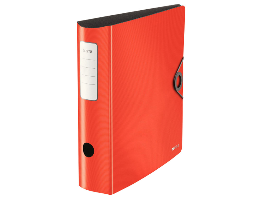 ARCHIVADOR DE PALANCA LEITZ ACTIVE SOLID POLYFOAM 180 DIN A4 LOMO 82 MM COLOR ROJO