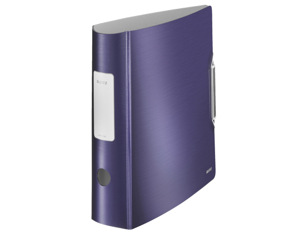 ARCHIVADOR DE PALANCA LEITZ ACTIVE SOLID POLYFOAM 180 DIN A4 LOMO 82 MM COLOR AZUL TITAN
