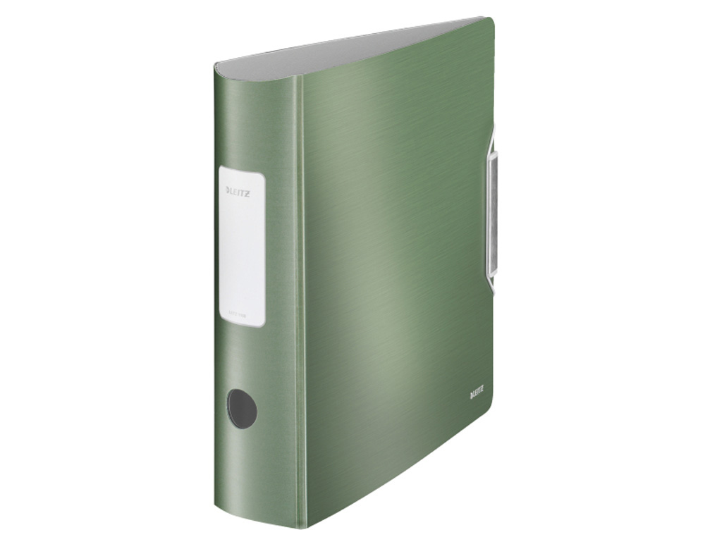 ARCHIVADOR DE PALANCA LEITZ ACTIVE SOLID POLYFOAM 180 DIN A4 LOMO 82 MM COLOR VERDE CELADON