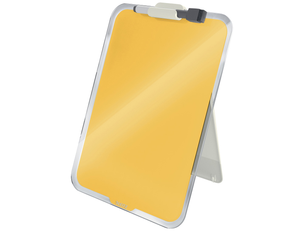 ATRIL SOBREMESA LEITZ CRISTAL COSY COLOR AMARILLO 216X30X297 MM