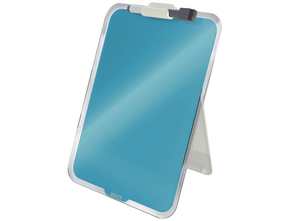 ATRIL SOBREMESA LEITZ CRISTAL COSY COLOR AZUL 216X30X297 MM